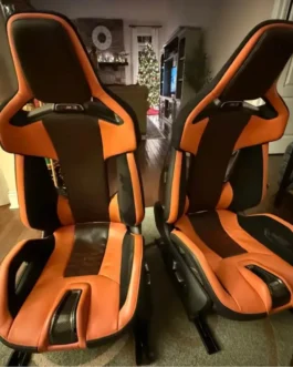 G80 Orange Bucket Seats
