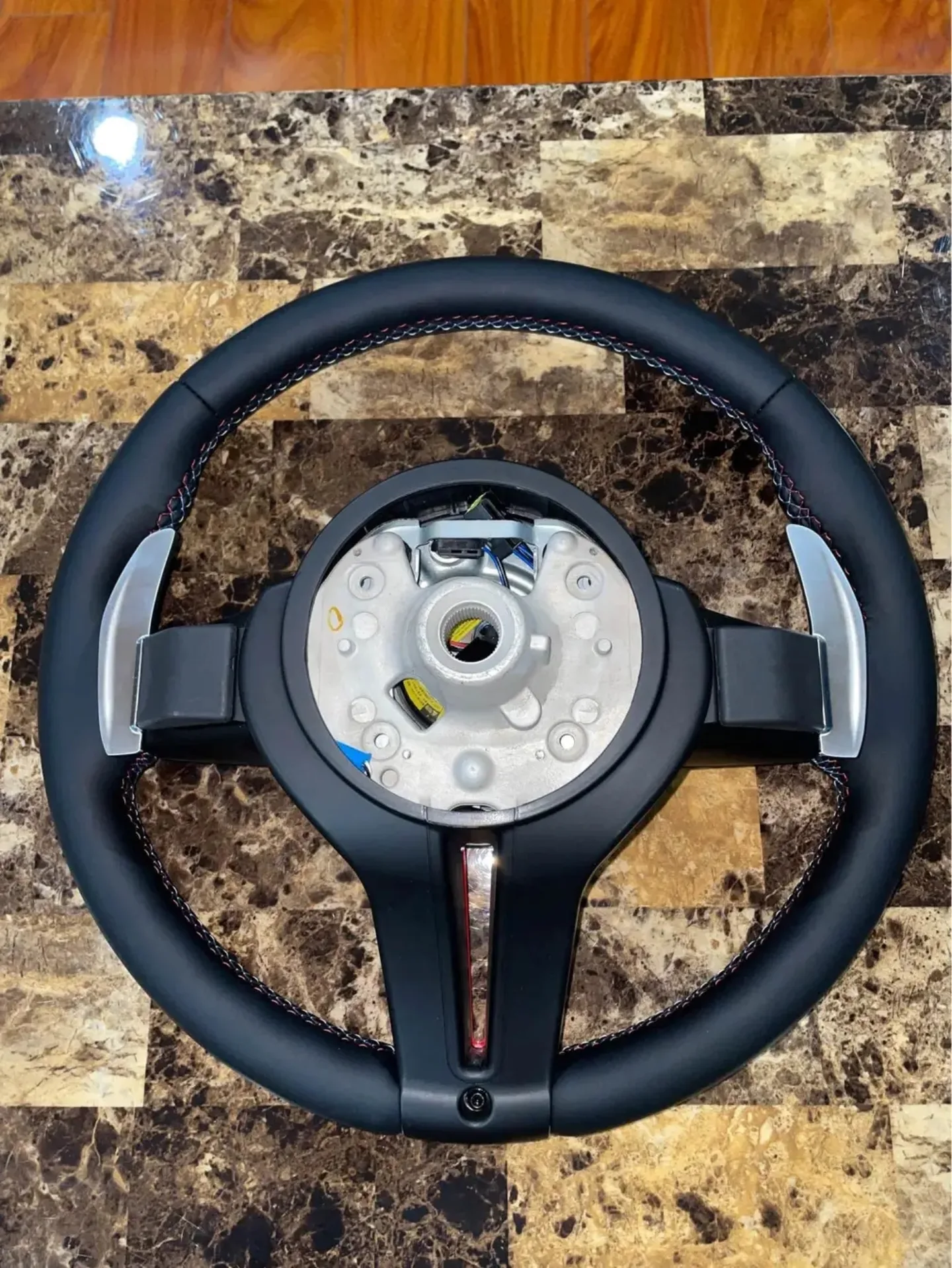 BMW M Performance Carbon Red Trim Steering Wheel Set F80 F82 F - Image 2